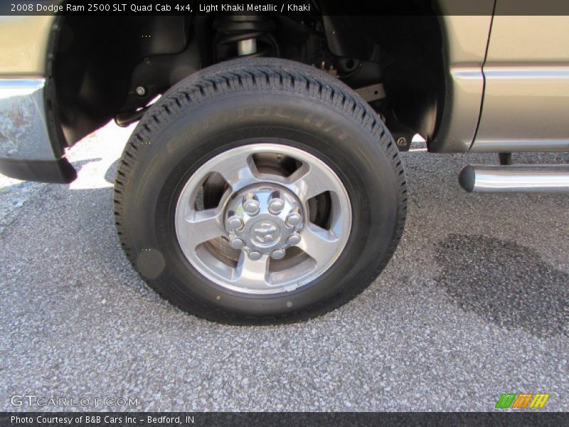 Light Khaki Metallic / Khaki 2008 Dodge Ram 2500 SLT Quad Cab 4x4