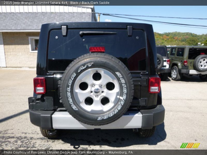 Black / Black/Dark Saddle 2015 Jeep Wrangler Unlimited Sahara 4x4