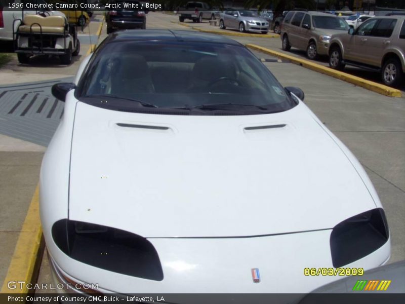 Arctic White / Beige 1996 Chevrolet Camaro Coupe