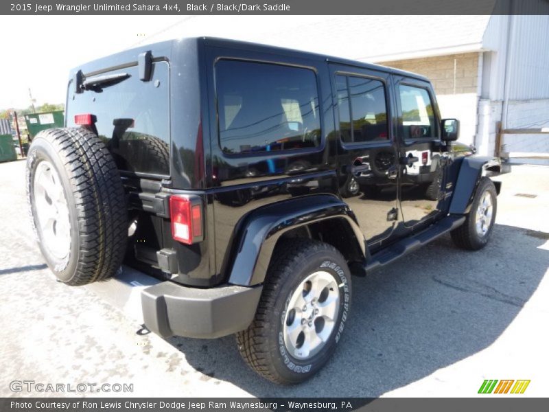 Black / Black/Dark Saddle 2015 Jeep Wrangler Unlimited Sahara 4x4
