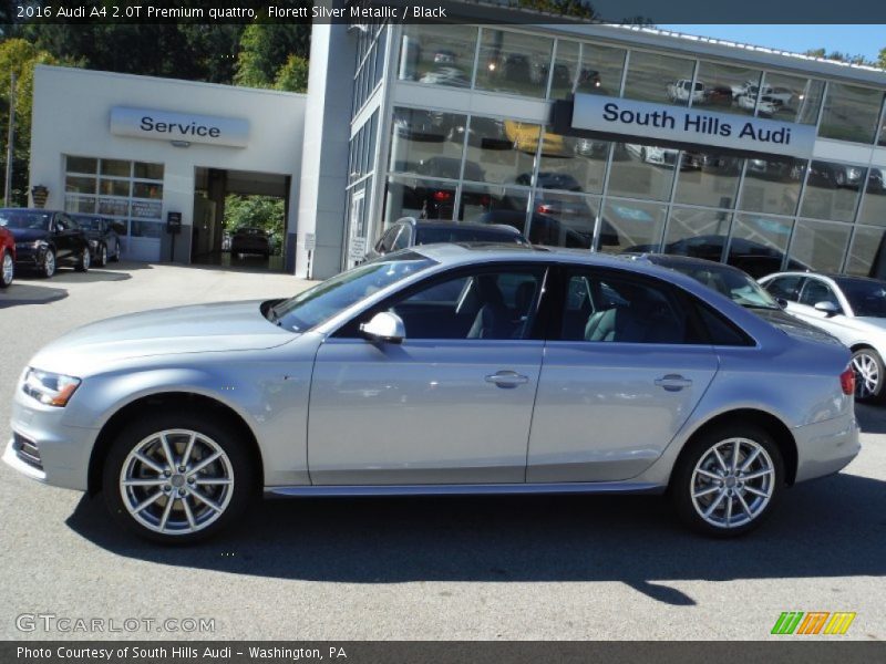 Florett Silver Metallic / Black 2016 Audi A4 2.0T Premium quattro