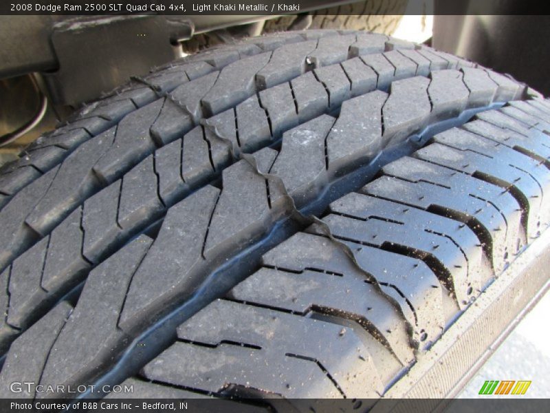 Light Khaki Metallic / Khaki 2008 Dodge Ram 2500 SLT Quad Cab 4x4