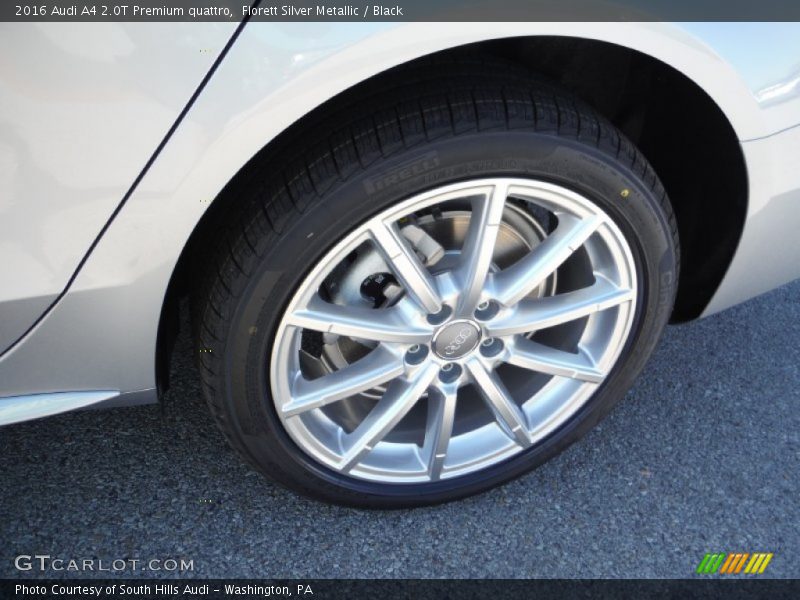 Florett Silver Metallic / Black 2016 Audi A4 2.0T Premium quattro