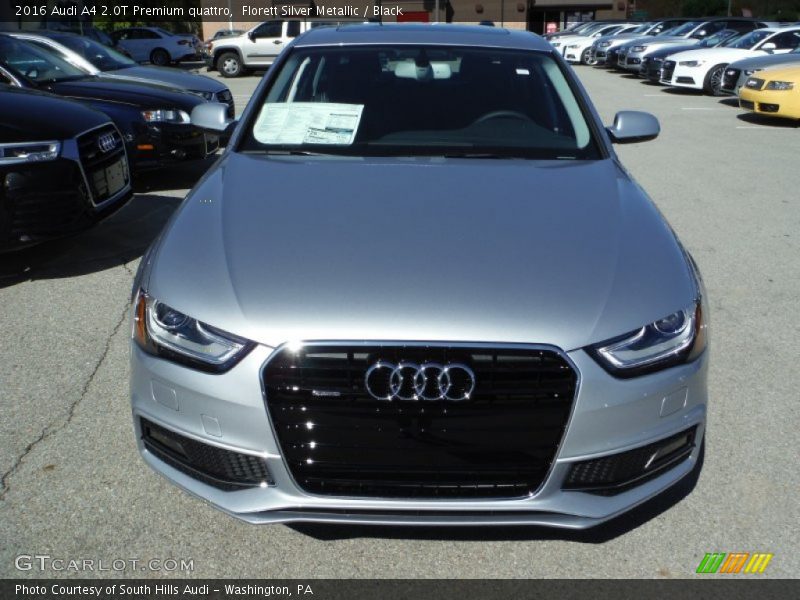Florett Silver Metallic / Black 2016 Audi A4 2.0T Premium quattro