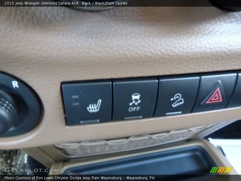 Black / Black/Dark Saddle 2015 Jeep Wrangler Unlimited Sahara 4x4