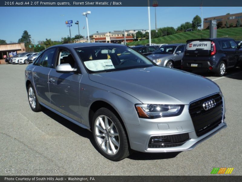 Florett Silver Metallic / Black 2016 Audi A4 2.0T Premium quattro