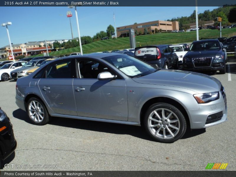 Florett Silver Metallic / Black 2016 Audi A4 2.0T Premium quattro