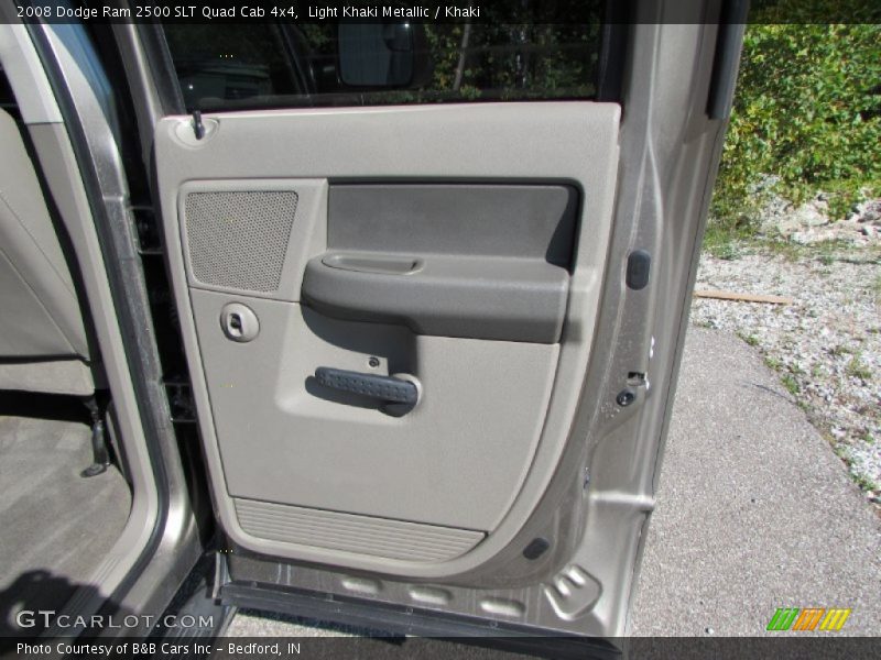 Light Khaki Metallic / Khaki 2008 Dodge Ram 2500 SLT Quad Cab 4x4