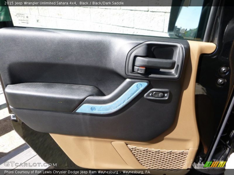 Black / Black/Dark Saddle 2015 Jeep Wrangler Unlimited Sahara 4x4