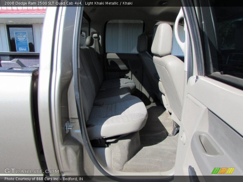 Light Khaki Metallic / Khaki 2008 Dodge Ram 2500 SLT Quad Cab 4x4