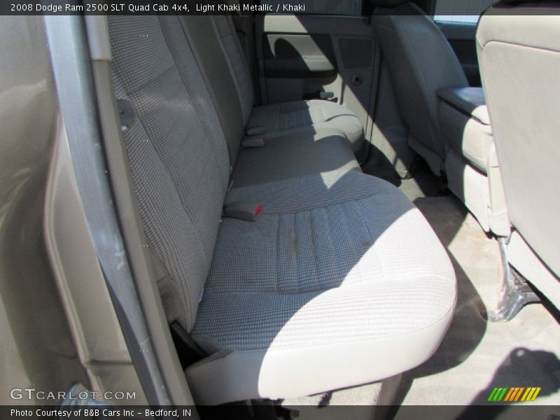 Light Khaki Metallic / Khaki 2008 Dodge Ram 2500 SLT Quad Cab 4x4