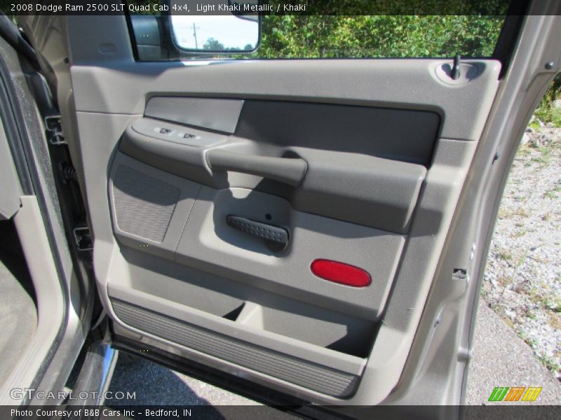 Light Khaki Metallic / Khaki 2008 Dodge Ram 2500 SLT Quad Cab 4x4