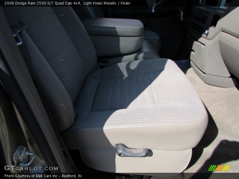 Light Khaki Metallic / Khaki 2008 Dodge Ram 2500 SLT Quad Cab 4x4