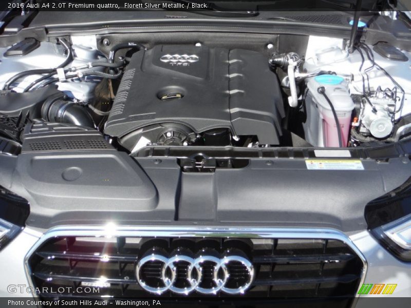 Florett Silver Metallic / Black 2016 Audi A4 2.0T Premium quattro