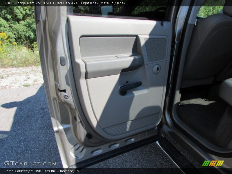 Light Khaki Metallic / Khaki 2008 Dodge Ram 2500 SLT Quad Cab 4x4