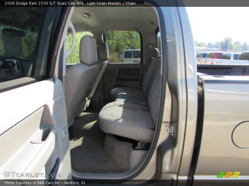 Light Khaki Metallic / Khaki 2008 Dodge Ram 2500 SLT Quad Cab 4x4