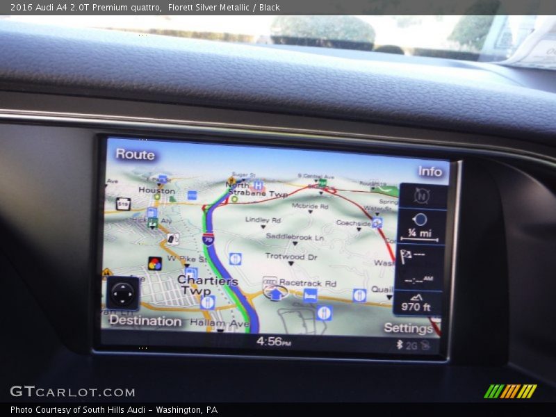 Florett Silver Metallic / Black 2016 Audi A4 2.0T Premium quattro