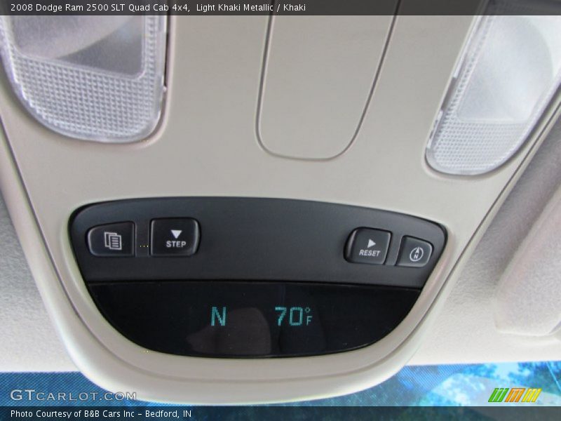 Light Khaki Metallic / Khaki 2008 Dodge Ram 2500 SLT Quad Cab 4x4