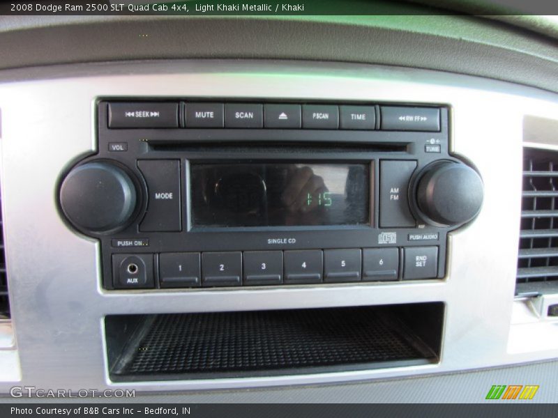 Light Khaki Metallic / Khaki 2008 Dodge Ram 2500 SLT Quad Cab 4x4