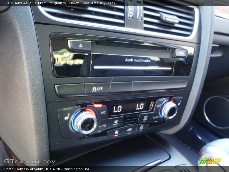 Florett Silver Metallic / Black 2016 Audi A4 2.0T Premium quattro
