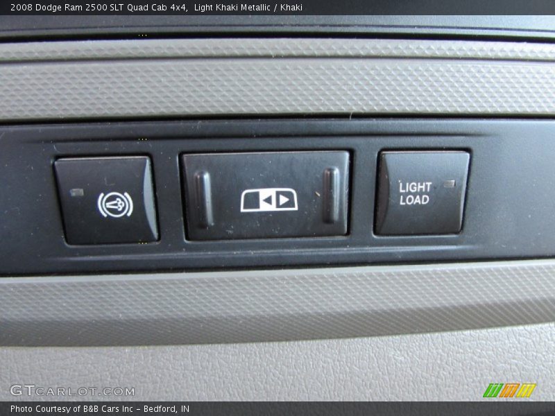 Light Khaki Metallic / Khaki 2008 Dodge Ram 2500 SLT Quad Cab 4x4