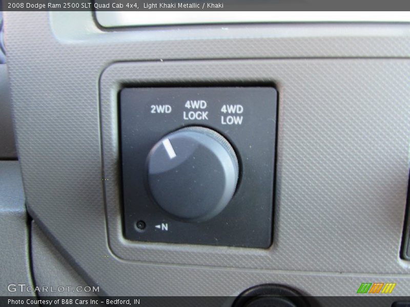 Light Khaki Metallic / Khaki 2008 Dodge Ram 2500 SLT Quad Cab 4x4