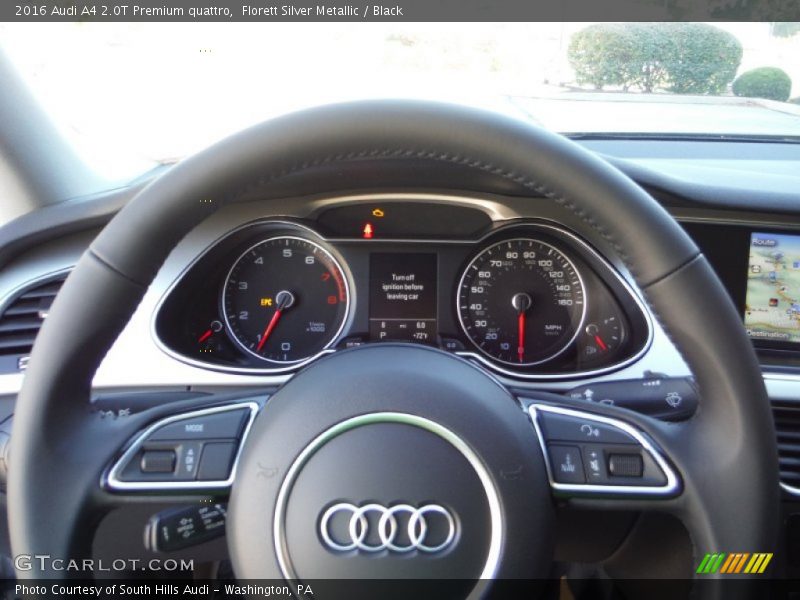 Florett Silver Metallic / Black 2016 Audi A4 2.0T Premium quattro