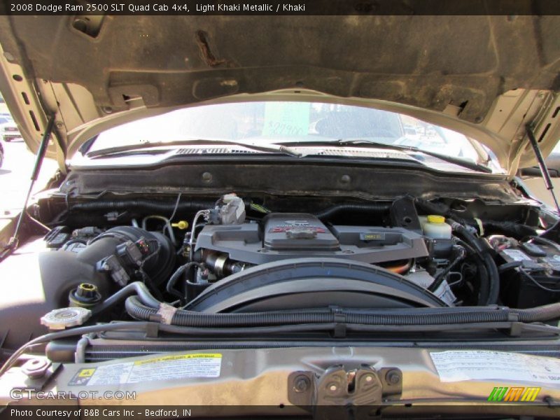 Light Khaki Metallic / Khaki 2008 Dodge Ram 2500 SLT Quad Cab 4x4