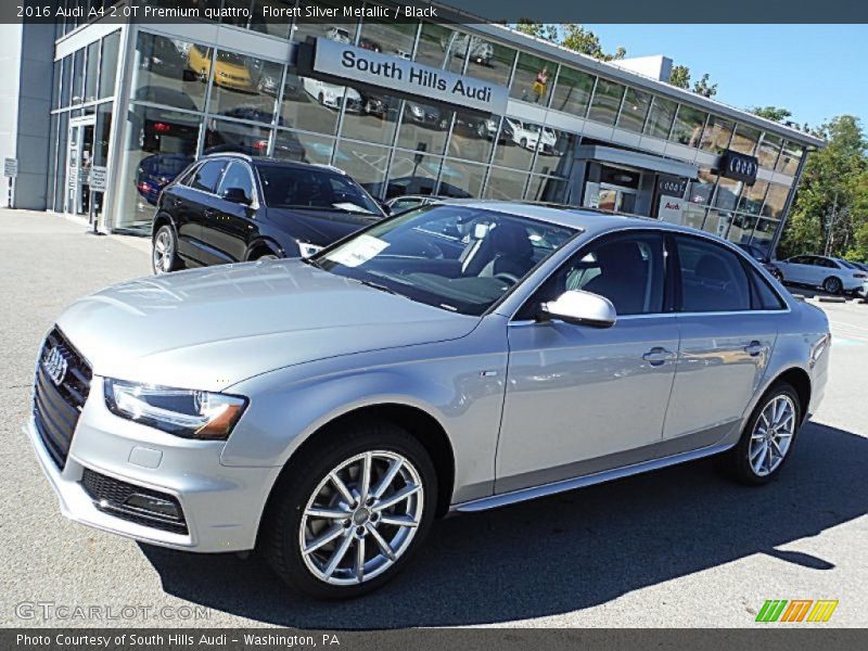 Florett Silver Metallic / Black 2016 Audi A4 2.0T Premium quattro