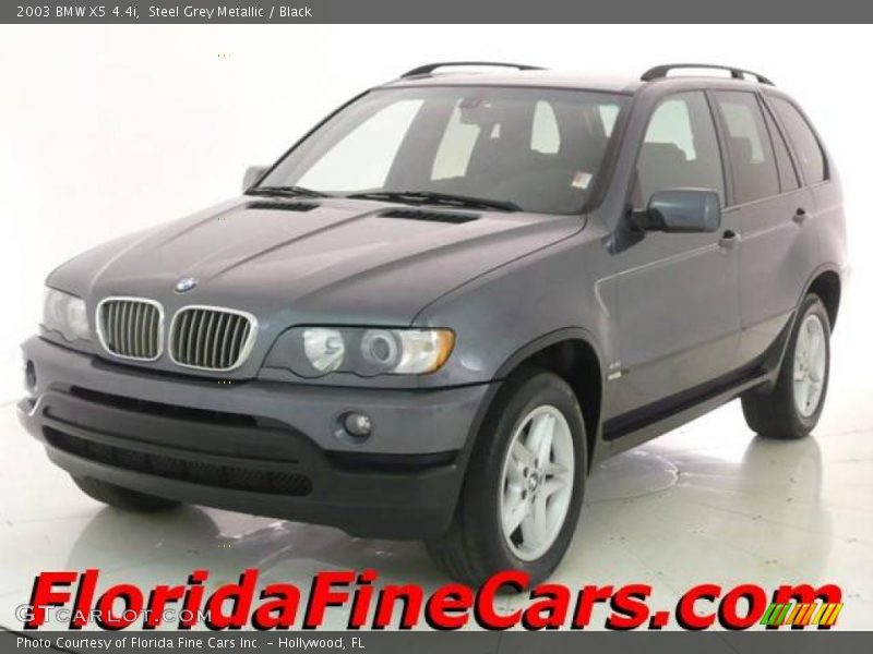 Steel Grey Metallic / Black 2003 BMW X5 4.4i