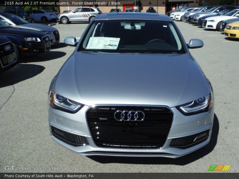 Florett Silver Metallic / Black 2016 Audi A4 2.0T Premium quattro