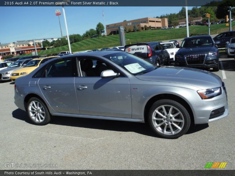 Florett Silver Metallic / Black 2016 Audi A4 2.0T Premium quattro