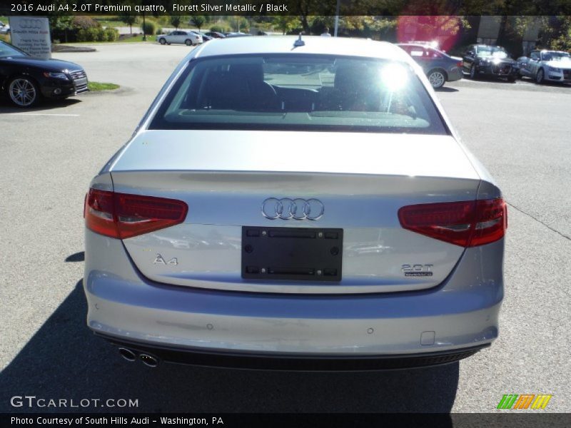 Florett Silver Metallic / Black 2016 Audi A4 2.0T Premium quattro