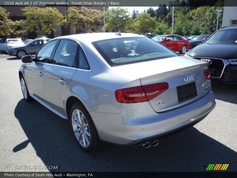 Florett Silver Metallic / Black 2016 Audi A4 2.0T Premium quattro