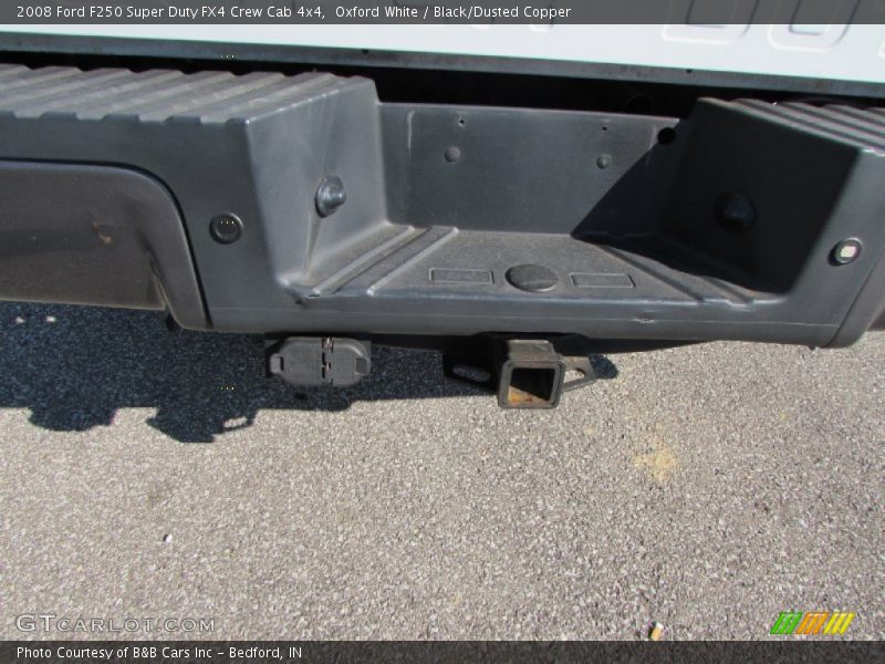 Oxford White / Black/Dusted Copper 2008 Ford F250 Super Duty FX4 Crew Cab 4x4