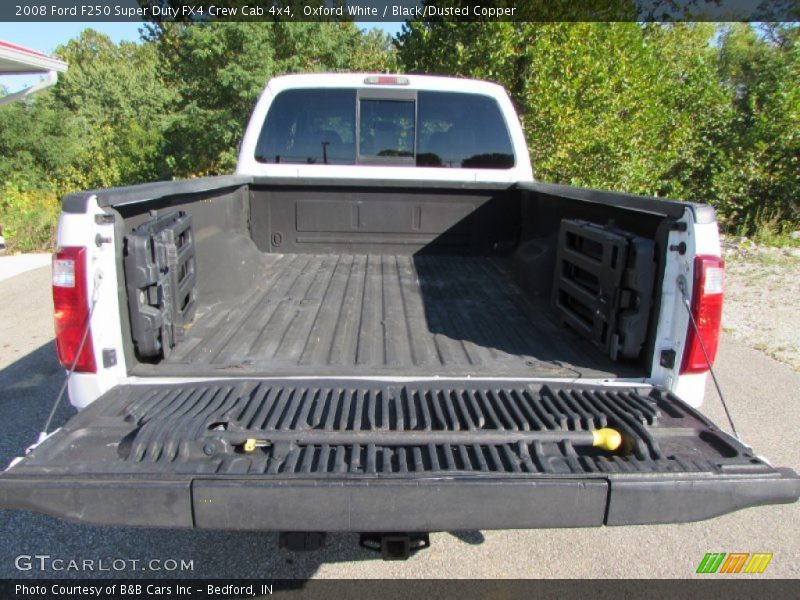 Oxford White / Black/Dusted Copper 2008 Ford F250 Super Duty FX4 Crew Cab 4x4