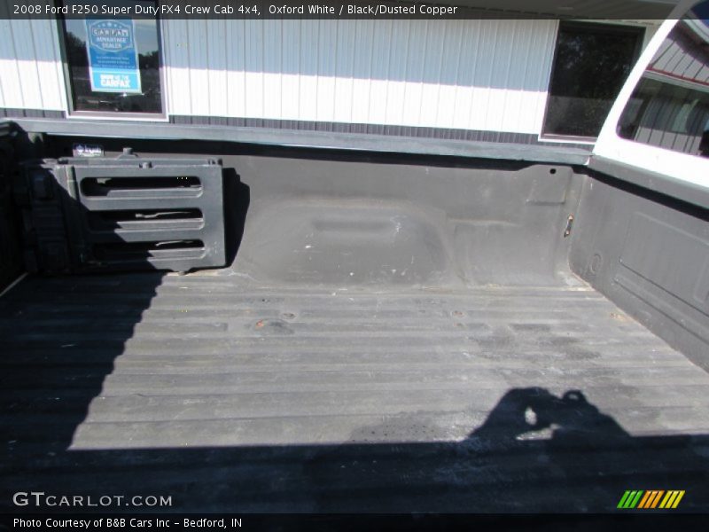 Oxford White / Black/Dusted Copper 2008 Ford F250 Super Duty FX4 Crew Cab 4x4