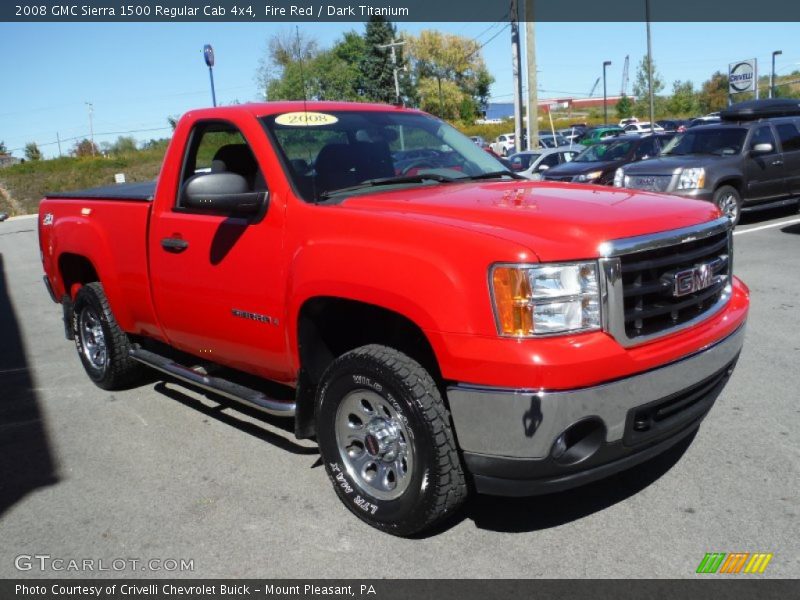 Front 3/4 View of 2008 Sierra 1500 Regular Cab 4x4