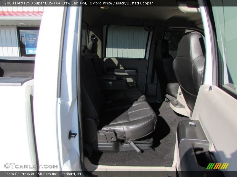 Oxford White / Black/Dusted Copper 2008 Ford F250 Super Duty FX4 Crew Cab 4x4