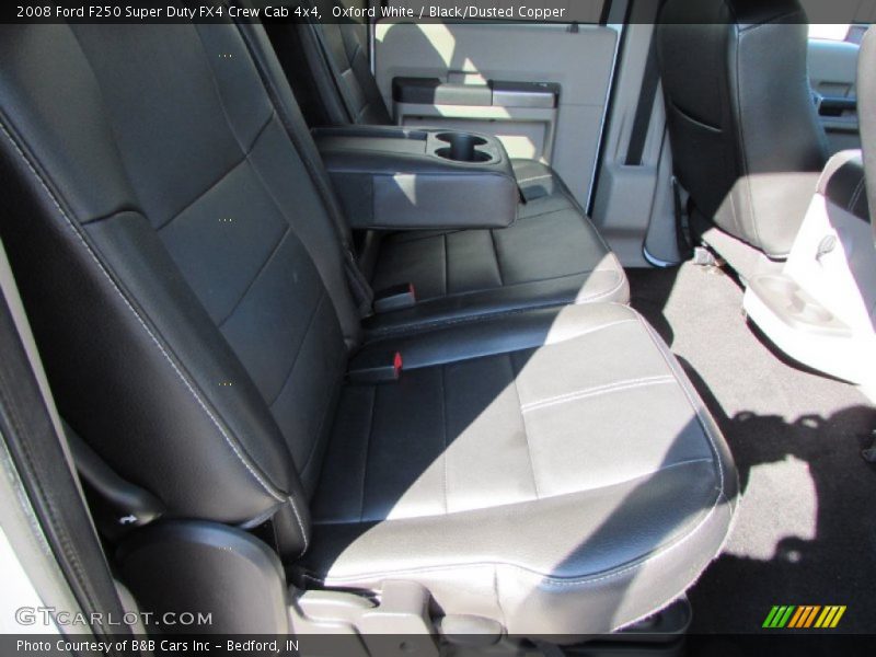 Oxford White / Black/Dusted Copper 2008 Ford F250 Super Duty FX4 Crew Cab 4x4