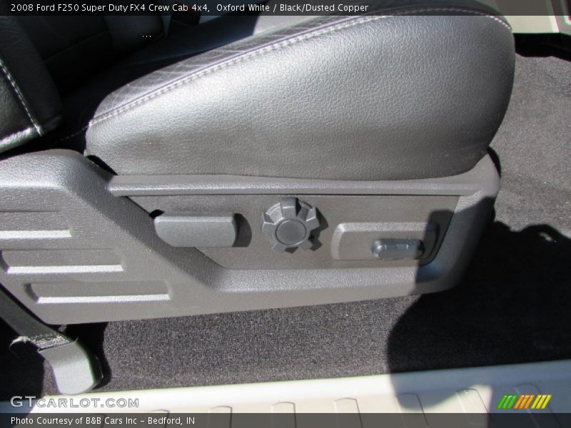 Oxford White / Black/Dusted Copper 2008 Ford F250 Super Duty FX4 Crew Cab 4x4