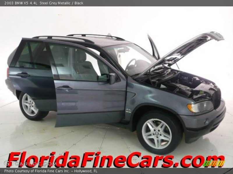 Steel Grey Metallic / Black 2003 BMW X5 4.4i