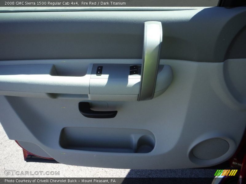 Fire Red / Dark Titanium 2008 GMC Sierra 1500 Regular Cab 4x4