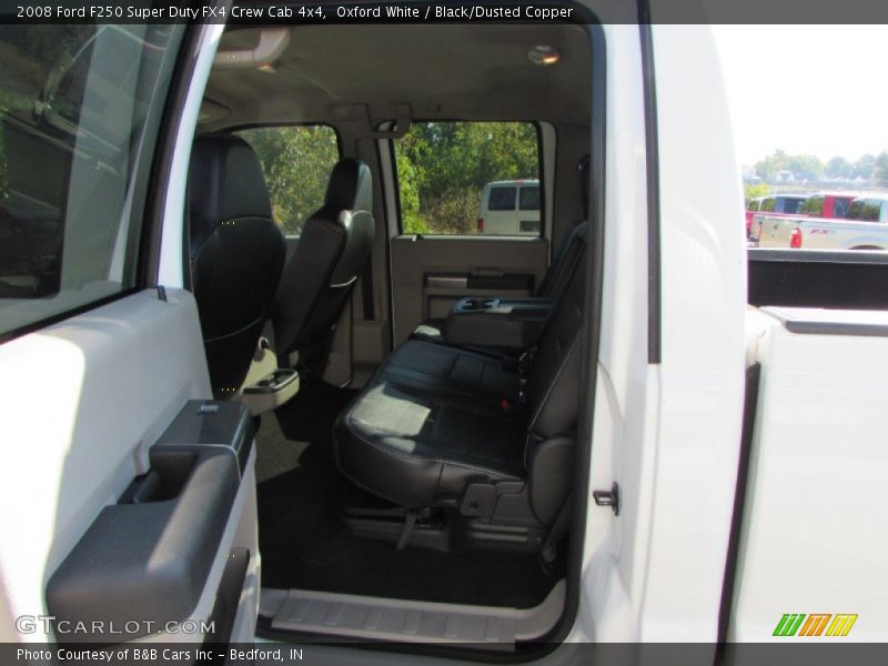 Oxford White / Black/Dusted Copper 2008 Ford F250 Super Duty FX4 Crew Cab 4x4