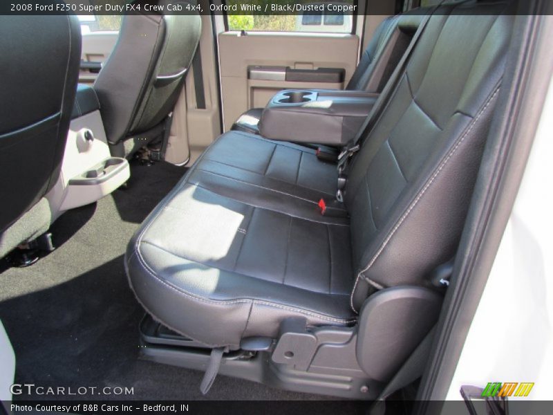 Oxford White / Black/Dusted Copper 2008 Ford F250 Super Duty FX4 Crew Cab 4x4
