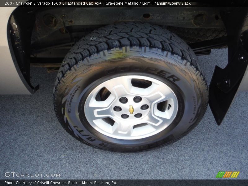 Graystone Metallic / Light Titanium/Ebony Black 2007 Chevrolet Silverado 1500 LT Extended Cab 4x4