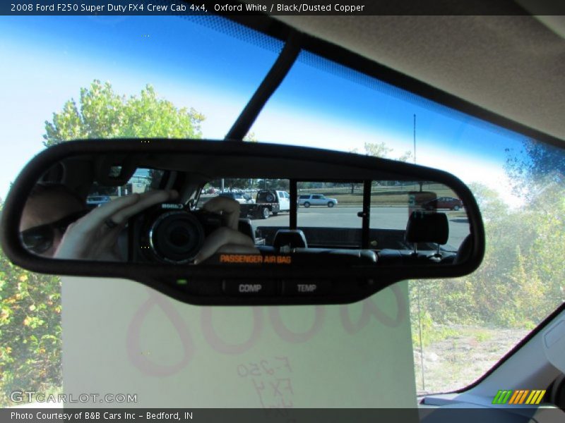 Oxford White / Black/Dusted Copper 2008 Ford F250 Super Duty FX4 Crew Cab 4x4