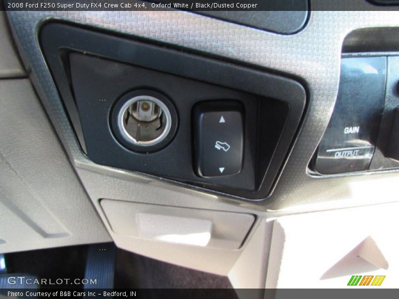 Oxford White / Black/Dusted Copper 2008 Ford F250 Super Duty FX4 Crew Cab 4x4