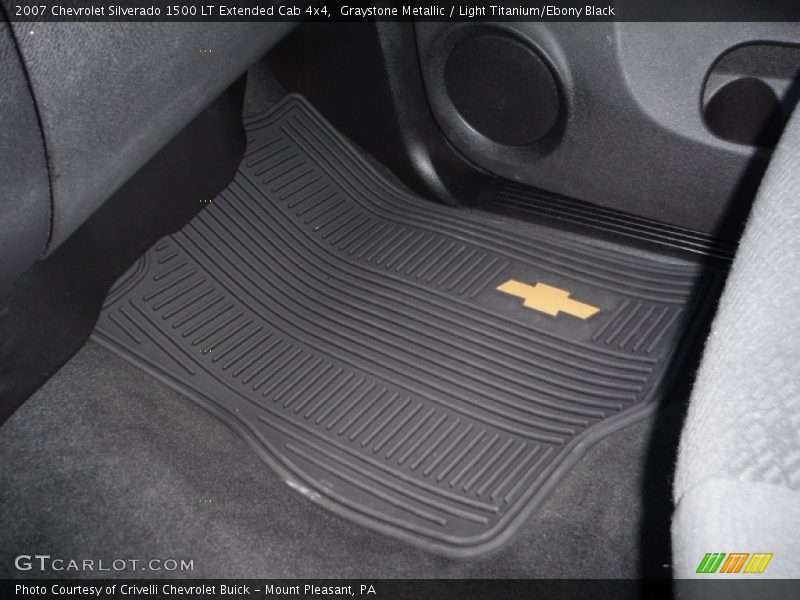 Graystone Metallic / Light Titanium/Ebony Black 2007 Chevrolet Silverado 1500 LT Extended Cab 4x4