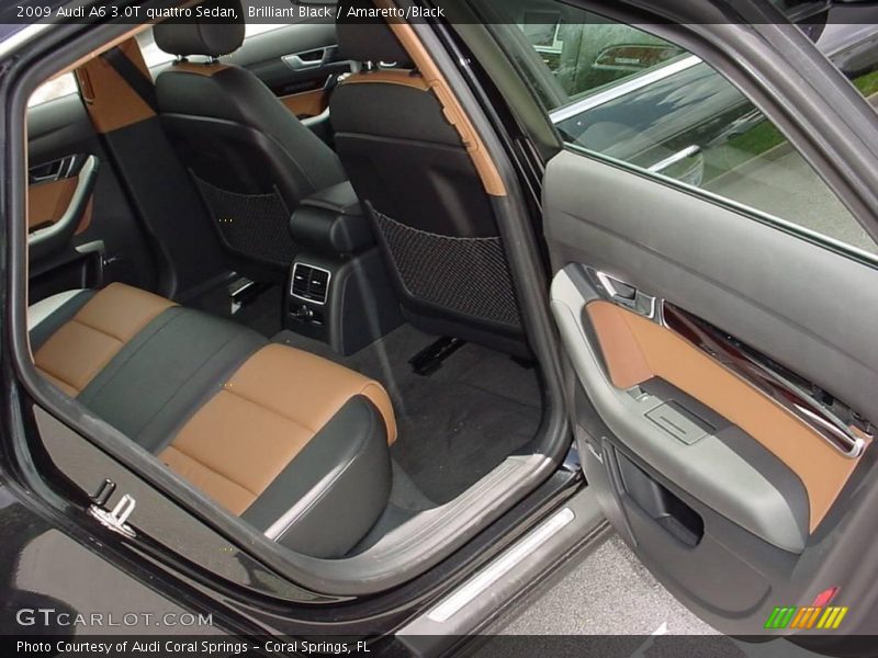 Brilliant Black / Amaretto/Black 2009 Audi A6 3.0T quattro Sedan